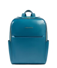 PIQUADRO BLUE SQUARE  14-Zoll-Laptop-Rucksack aus Leder Oktan 3 - PC-Rucks&auml;cke - 1
