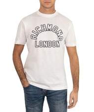 JOHN RICHMOND KORDIS BOXY Baumwoll-T-Shirt mit Maxiprint - Herren-T-Shirts
