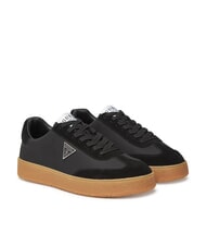 GUESS WIMAN Ledersneakers SCHWARZ - Herrenschuhe - 1