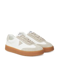 GUESS WIMAN Ledersneakers wei&szlig; beige - Herrenschuhe - 1