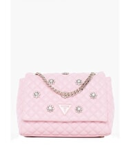 GUESS EVERLEE Stepptasche mit Applikationen Rosenwasser - Damentaschen - 1