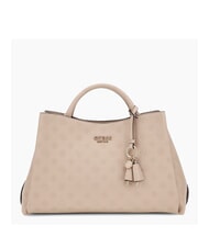 GUESS PHOEBE Handtasche, mit Schultergurt einfach taupefarbenes Logo - Damentaschen - 1