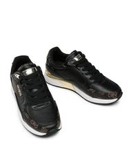 GUESS MOXEA Turnschuhe Frau SCHWARZ BRAUN - Damenschuhe - 1