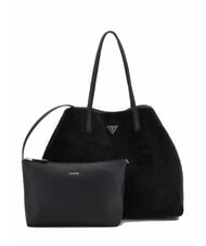 GUESS VICTORIA Teddy-Einkaufstasche mit Clutch - Damentaschen