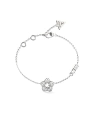 GUESS SHINING WINTER Armband mit Blume und Kristallen SILBER - Armb&auml;nder - 1