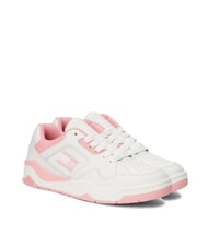 TOMMY HILFIGER TJW NEW BASKET Ledersneakers Rosa - Damenschuhe - 1