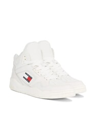 TOMMY HILFIGER TJW NEW BASKET MC Ledersneakers Ecru - Damenschuhe - 1