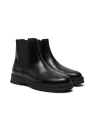 TOMMY HILFIGER HILFIGER ABRASIV WAR Chelsea-Stiefeletten aus Leder - Herrenschuhe