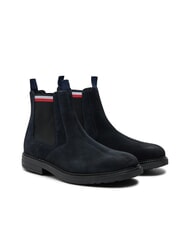 TOMMY HILFIGER HILFIGER OUTDOOR Wildleder-Ankle-Boots Blau - Herrenschuhe - 1
