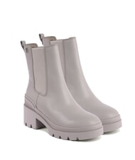 TOMMY HILFIGER TH Lederstiefeletten mit mittelhohem Absatz - Damenschuhe