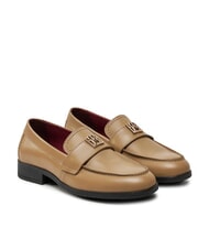 TOMMY HILFIGER THE LEATHER CLASSIC Damen-Lederslipper - Damenschuhe