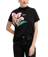 GUESS MOCK Baumwoll-T-Shirt - T-Shirts und Tops f&uuml;r Damen