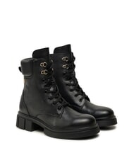 TOMMY HILFIGER LACE -UP BIKE Schn&uuml;rstiefel aus Leder - Damenschuhe