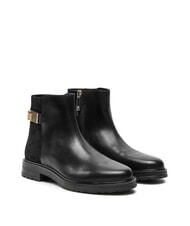 TOMMY HILFIGER TH Niedrige Stiefeletten aus Wildleder und Leder - Damenschuhe