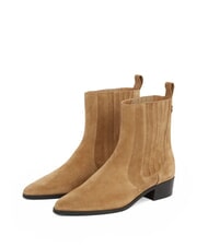 TOMMY HILFIGER COWBOY CHELSEA Stiefeletten aus Wildleder mit spitzer Zehenpartie - Damenschuhe