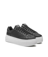CALVIN KLEIN BOLD PLATF LOW Ledersneakers Schwarz - Damenschuhe - 1