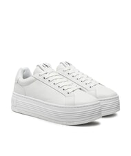 CALVIN KLEIN BOLD PLATF LOW Ledersneakers Wei&szlig; - Damenschuhe - 1