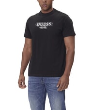 GUESS SMALL LOGO Kurzarm-T-Shirt in regul&auml;rer Passform - Herren-T-Shirts