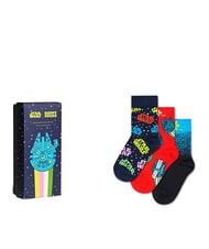 HAPPY SOCKS KIDS STAR WARS Geschenkbox mit 3 Paar Socken - Unisex-Socken