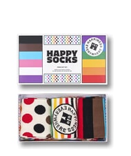 HAPPY SOCKS PRIDE Geschenkbox mit 3 Paar Socken - Herrensocken/Herrenstr&uuml;mpfe