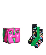 HAPPY SOCKS HYPER CUBE Geschenkset mit 3 Paar Socken - Damenstr&uuml;mpfe