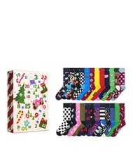 HAPPY SOCKS ADVENT Geschenkbox mit 24 Paar Socken - Herrensocken/Herrenstr&uuml;mpfe