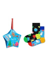 HAPPY SOCKS HOLIDAY KIDS Geschenkset mit 2 Paar Socken - Unisex-Socken