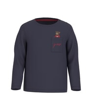 GUESS KIDS Lang&auml;rmeliges T-Shirt mit Tasche - Kinder-T-Shirt