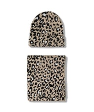 GUESS KIDS Hut- und Schal-Set schicker Leopard - Kinderh&uuml;te - 1