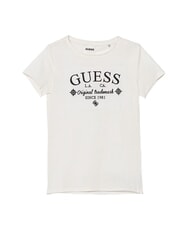 GUESS KIDS MINI ME Kurzarm-T-Shirt f&uuml;r M&auml;dchen mit Stickerei - Kinder-T-Shirt