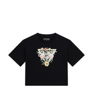 GUESS KIDS M&auml;dchen-T-Shirt mit Blumenmuster - Kinder-T-Shirt