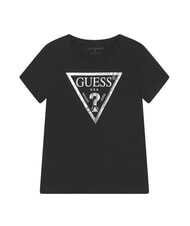 GUESS KIDS T-Shirt mit Dreieck-Logo-Print - Kinder-T-Shirt