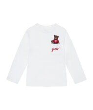 GUESS KIDS Lang&auml;rmeliges Hemd mit Teddyb&auml;r - Kinder-T-Shirt