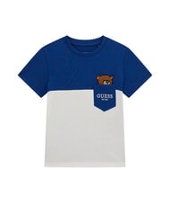 GUESS KIDS Baby-T-Shirt mit Tasche und Teddyb&auml;r - Kinder-T-Shirt