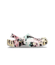 CROCS CLASSIC TIEDYE Damen-Sabotpantoffeln mit Aufdruck mehrfarbig/wei&szlig; - Damenschuhe - 1