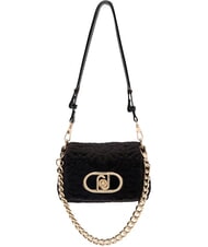 LIUJO LAPUFFY Mikro-Schultertasche mit Schultergurt SCHWARZ - Damentaschen - 1