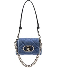 LIUJO LAPUFFY Mini-Schultertasche / Umh&auml;ngetasche heller Denim - Damentaschen - 1