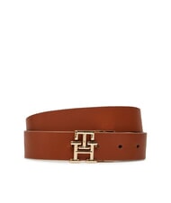 TOMMY HILFIGER TH LOGO Wendbarer Lederg&uuml;rtel - G&uuml;rtel