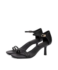 TOMMY HILFIGER TH Hohe Ledersandalen mit Riemen - Damenschuhe