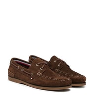 TOMMY HILFIGER TH BOAT CORE Wildleder-Loafer Legacy-Braun - Herrenschuhe - 1