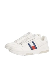 TOMMY HILFIGER BROOKLYN ESSENTIAL Damen-Sneaker aus Leder ecru - Damenschuhe - 1