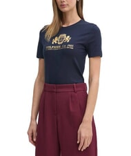 TOMMY HILFIGER VARSITY Schmal geschnittenes Damen-T-Shirt mit Aufdruck - T-Shirts und Tops f&uuml;r Damen