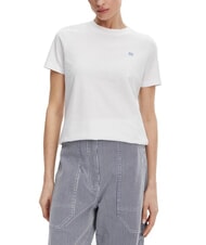 TOMMY HILFIGER TH Kurzarm-T-Shirt in regul&auml;rer Passform - T-Shirts und Tops f&uuml;r Damen