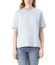TOMMY HILFIGER OUTLINE FLAG TEE Kurzarm-T-Shirt in regul&auml;rer Passform - T-Shirts und Tops f&uuml;r Damen