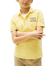TOMMY HILFIGER TH KIDS Kurzarm-Poloshirt f&uuml;r Kinder Zitronengras - Kinder-T-Shirt - 1