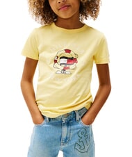 TOMMY HILFIGER TH KIDS Kurz&auml;rmeliges Baumwoll-T-Shirt Zitronengras - Kinder-T-Shirt - 1
