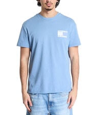 TOMMY HILFIGER TH JEANS T-Shirt mit Paisley-Flaggenmuster Colorado-Blau - Herren-T-Shirts - 1