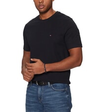 TOMMY HILFIGER TH Kurzarm-T-Shirt in regul&auml;rer Passform W&uuml;stenhimmel - Herren-T-Shirts - 1