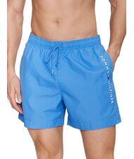 TOMMY HILFIGER TH Boxerkost&uuml;m mit vertikalem Logo blauer Zauber - Herrenbadehosen - 1