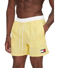 TOMMY HILFIGER TH Zweifarbige Badehose Zitronengras - Herrenbadehosen - 1